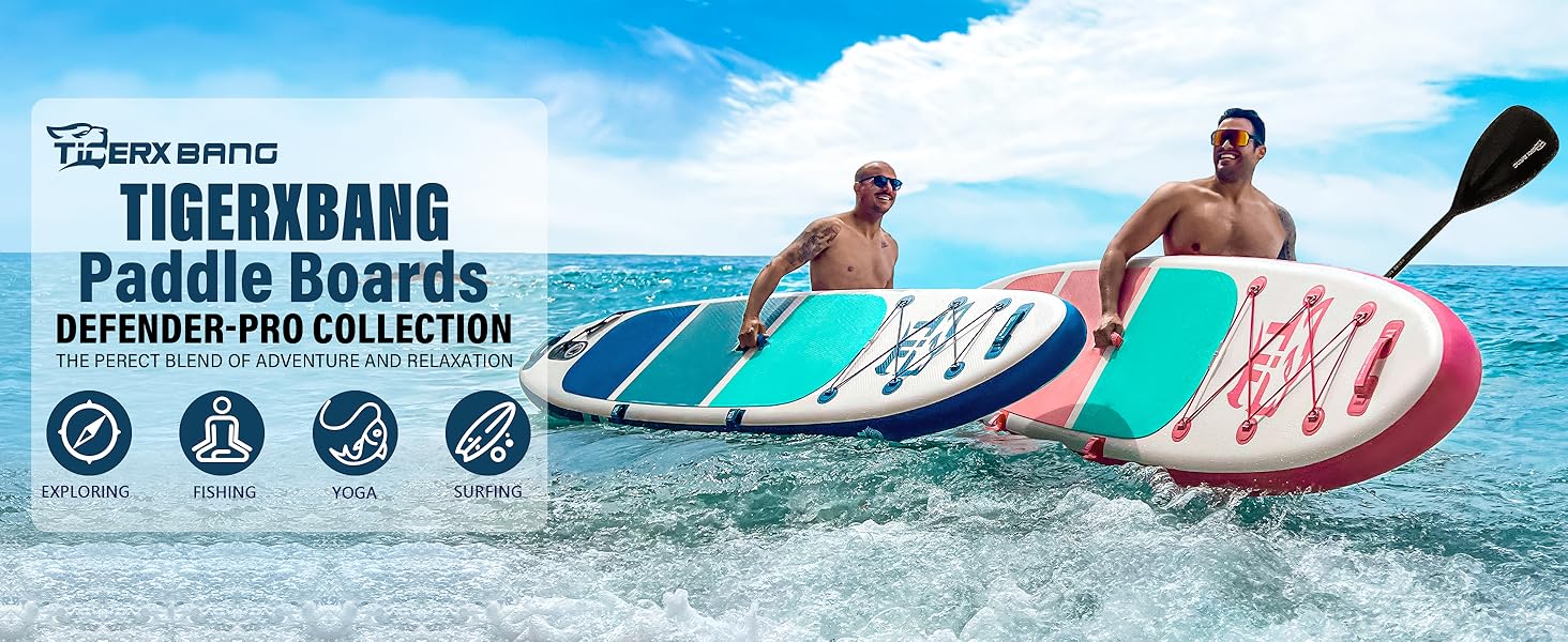 Надувний SUP-борд TIGERXBANG Defender Pro, 320 см, Orange