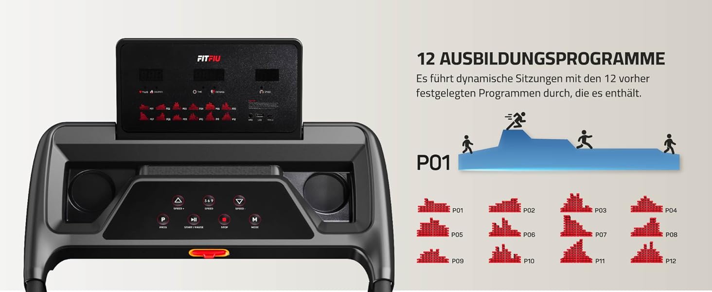 Складана бігова доріжка FITFIU Fitness 4 в 1 з нахилом 9%, швидкістю до 14 км/год, підтримкою APP, датчиком пульсу та тримачем для планшета, компактна Walking Pad MC-160