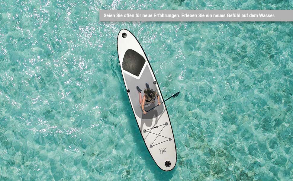Професійна SUP-дошка XQ Max 305 см – комплект з насосом, ремкомплектом, страховочним шнуром і регульованим веслом