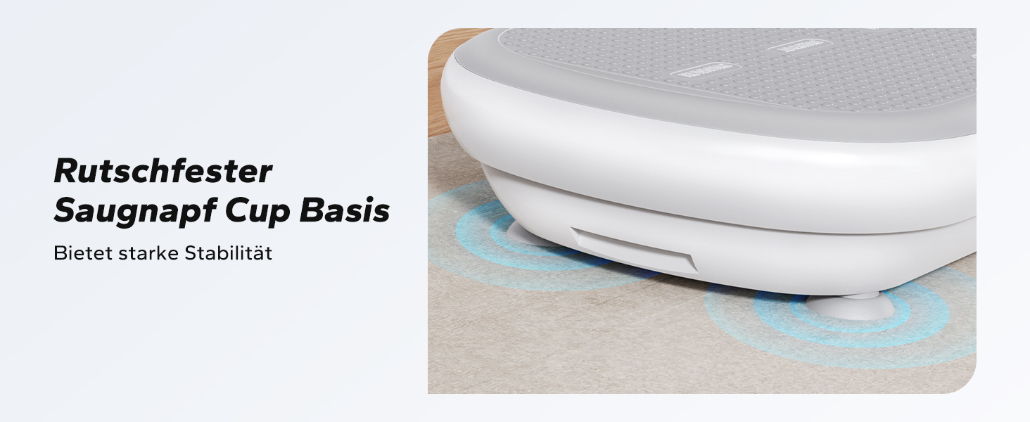 Вібраційна платформа MERACH для тренувань та фігури, амплітуда 13 мм, вантажопідйомність 200 кг, силіконовий педал, Bluetooth-динамік (сірий)