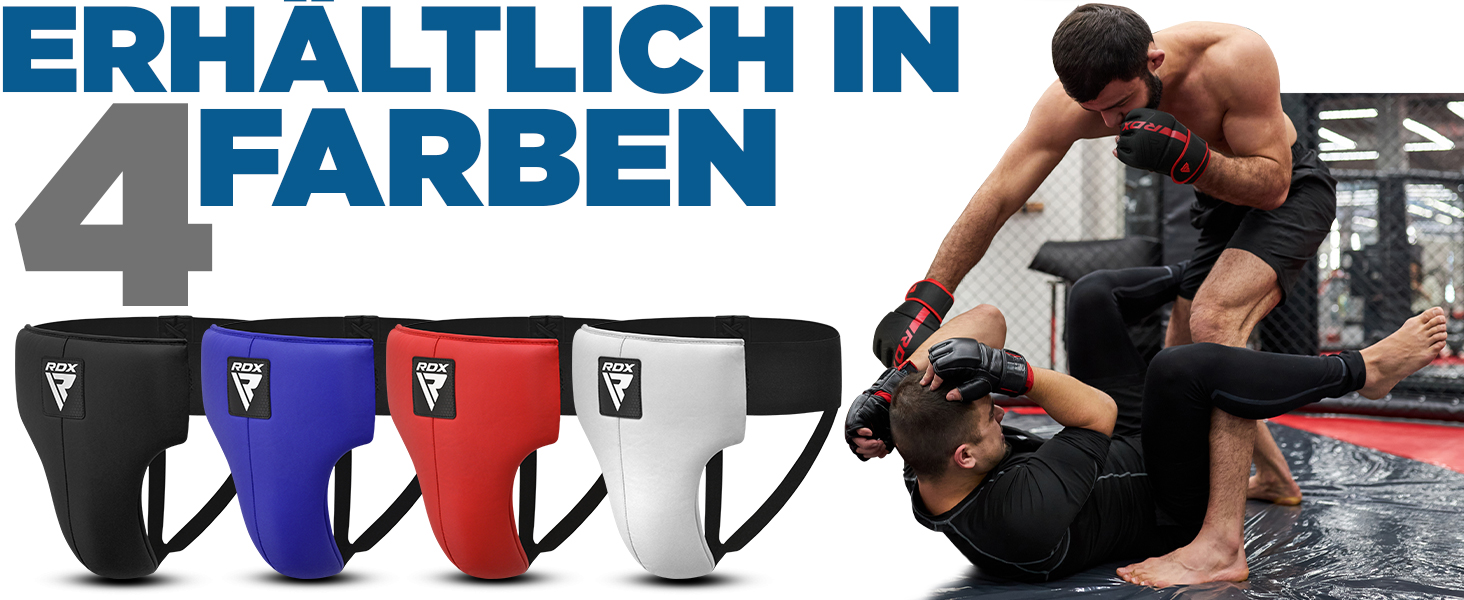 Чоловічий глибокий захист для бойових мистецтв: бокс, ММА, кікбоксинг, рукопашний бій, тхеквондо. Захист паху, шкіра Maya Hide, сертифікат SATRA, синій.