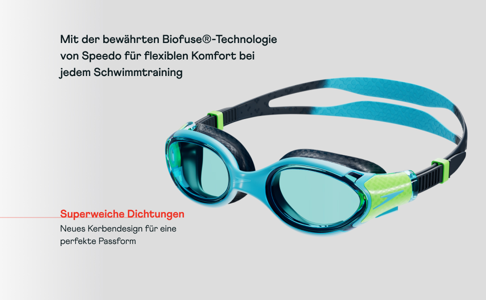 Окуляри для плавання Speedo Biofuse 2.0 | Унісекс, для дітей | Антизапар, водонепроникні | Flamingo Pink/Electric Pink/Blue