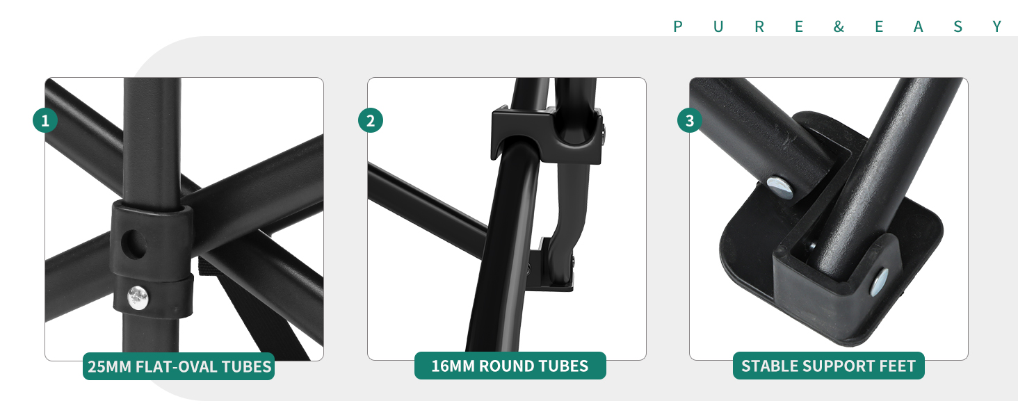 Розкладне ліжко YITAHOME для дорослих: міцне кемпінгове ліжко з вантажопідйомністю 260 кг, сіре