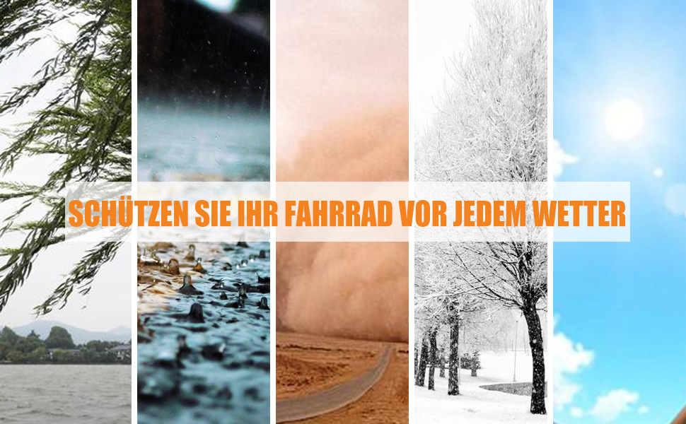 Водонепроникний чохол для велосипеда E-bike 420D Oxford з відбиваючими смугами та пряжками (підходить для велосипедів до 172 см)