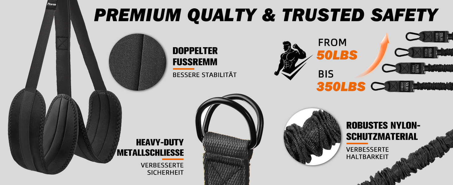 Смуги опору для підтягувань Klimmzughilfe, 50-350lbs, регульований опір та висота, з підставкою для ніг, чорні