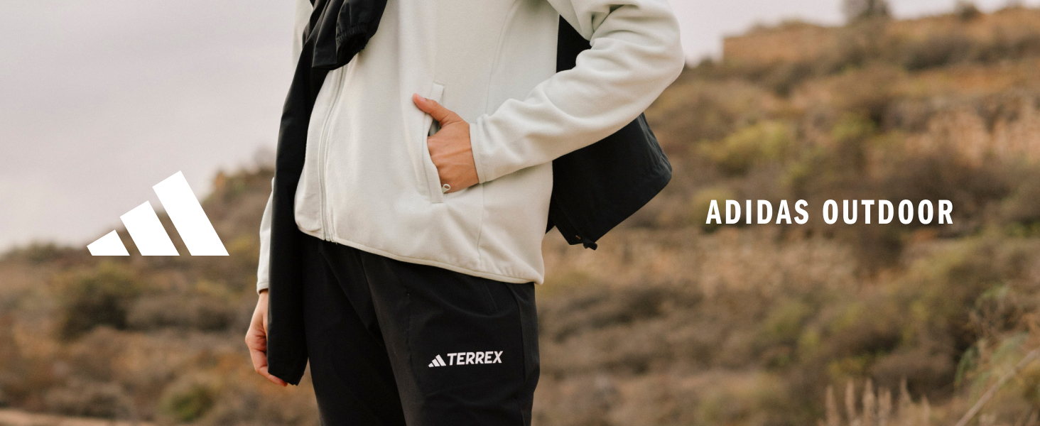 Чоловіча флісова куртка-світшот adidas Terrex Multi Full Zip, чорна, розмір L