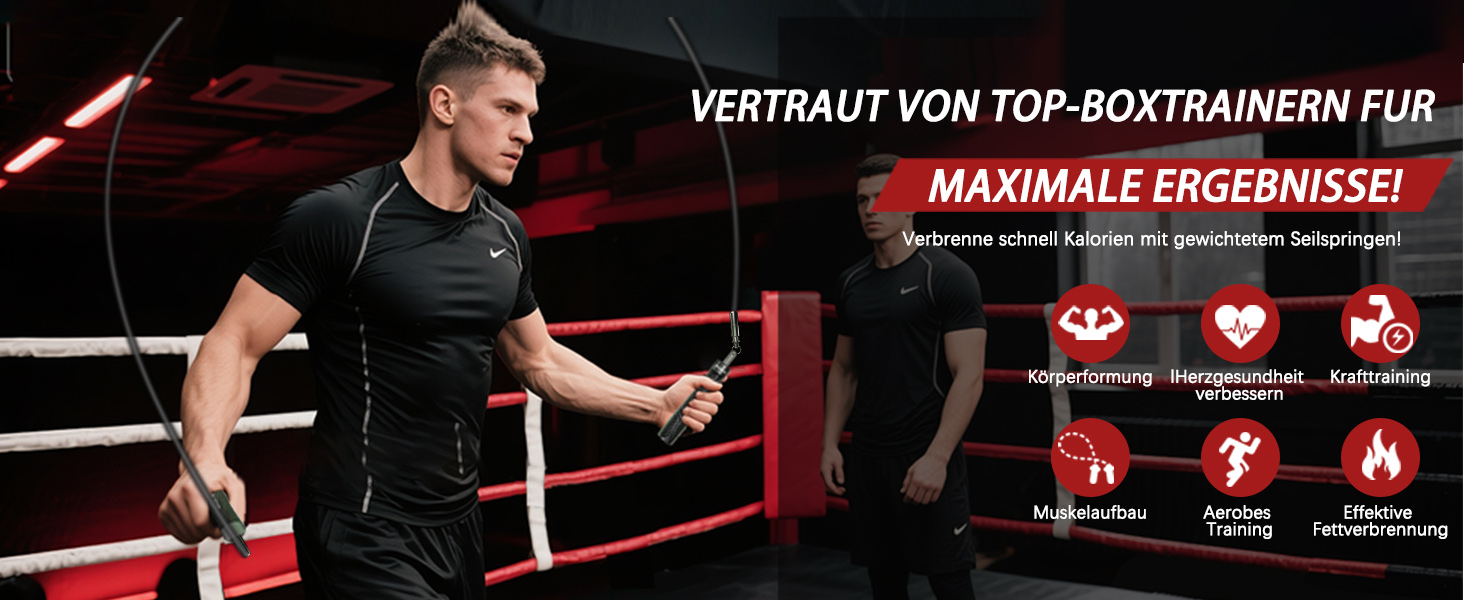 Скакалка для фітнесу Profi Gewichtsspringseil – регульована скакалка з 3 тросами (1/5LB, 1/4LB, 1/2LB), з ручками з шкіри та збільшенням ваги для спалювання жиру, для домашнього фітнесу, боксу T64 Graffiti