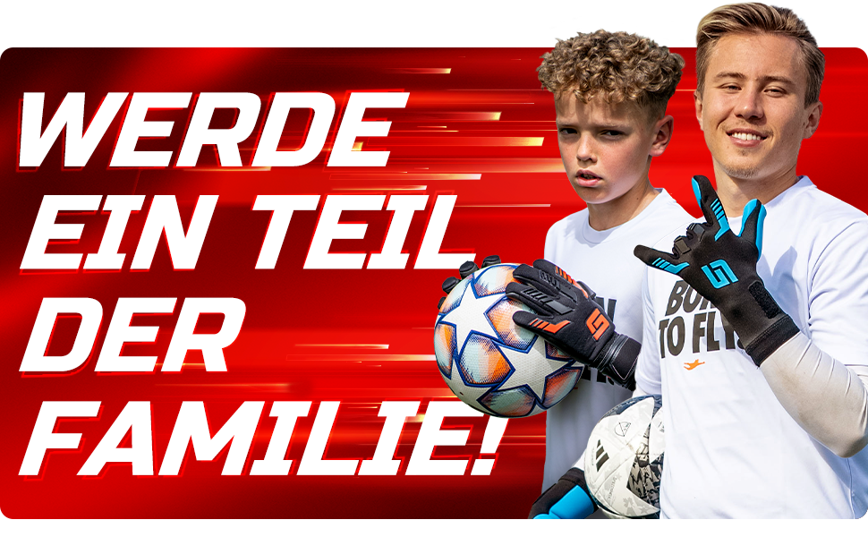 Воротарські рукавички GRIPMODE Torwarthandschuhe Kinder Junior Red 2.0 - велика поверхня захвату, латекс Griptec 3 мм, розмір 4-6