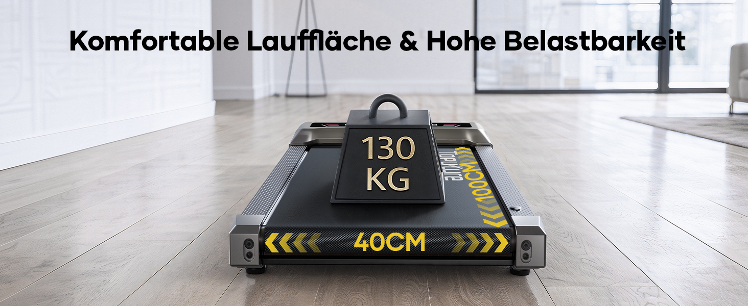 Бігова доріжка для дому Laufband з кутом нахилу 10%, 1-10 км/год, під стіл, 3.0 к.с., тихий мотор, електрична, LED-дисплей, пульт ДУ, додаток, срібляста