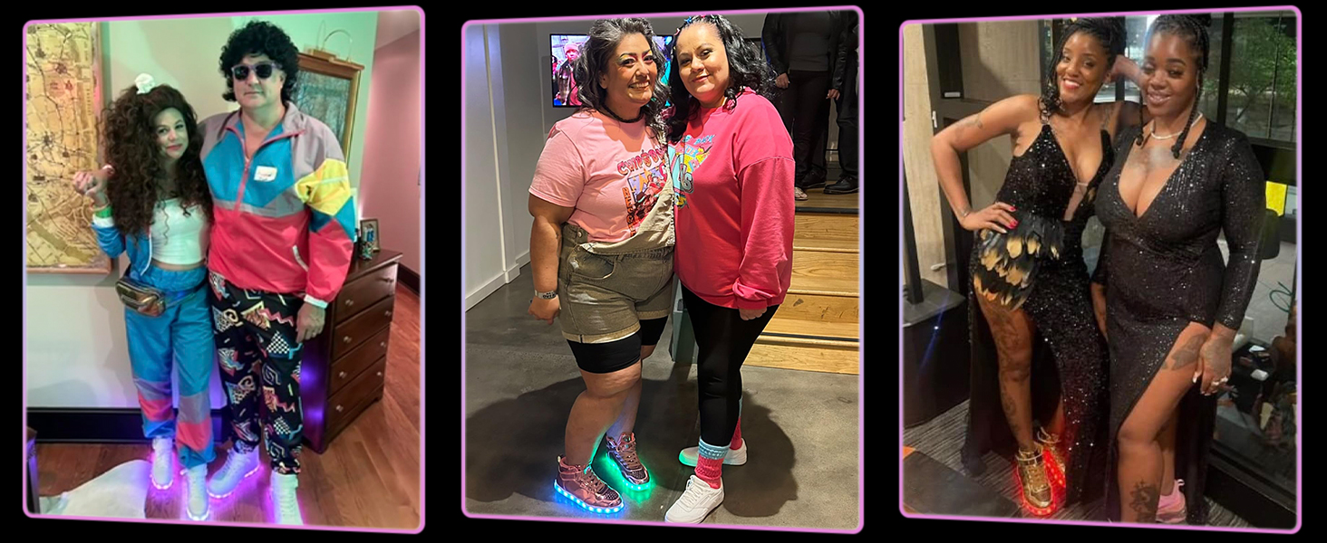 APTESOL LED кросівки високі, світлодіодні, USB зарядка, для жінок та чоловіків (36 EU, білі)