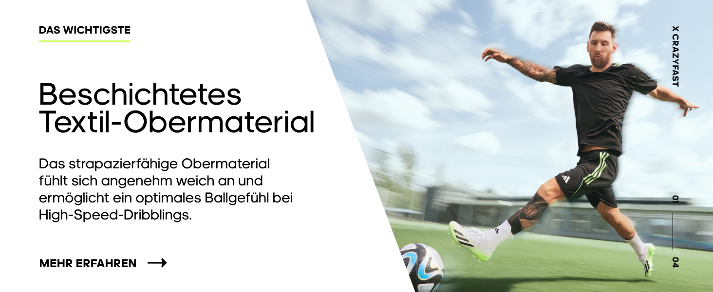 Кросівки футбольні adidas X Crazyfast 3 FG для штучного покриття, 42 EU, Solar Yellow/Core Black/Cloud White