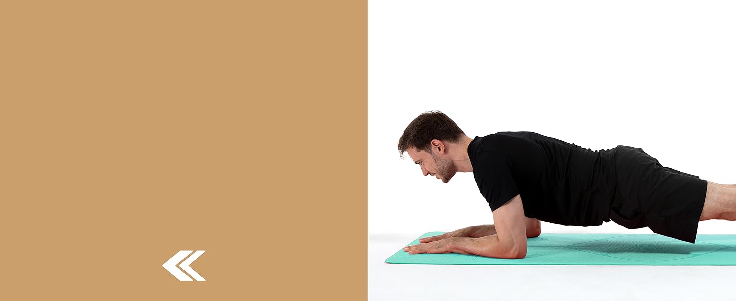 Килимок для йоги з неслизькою поверхнею – 8 мм, бірюзовий. Ідеальний для занять йогою та пілатесом вдома та в студії.