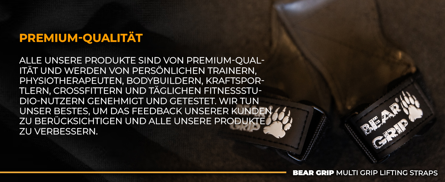 Ремінь/гачок BEAR GRIP Multi-Grip: міцні гірники, вантажні ремені та рукавички для важкої атлетики