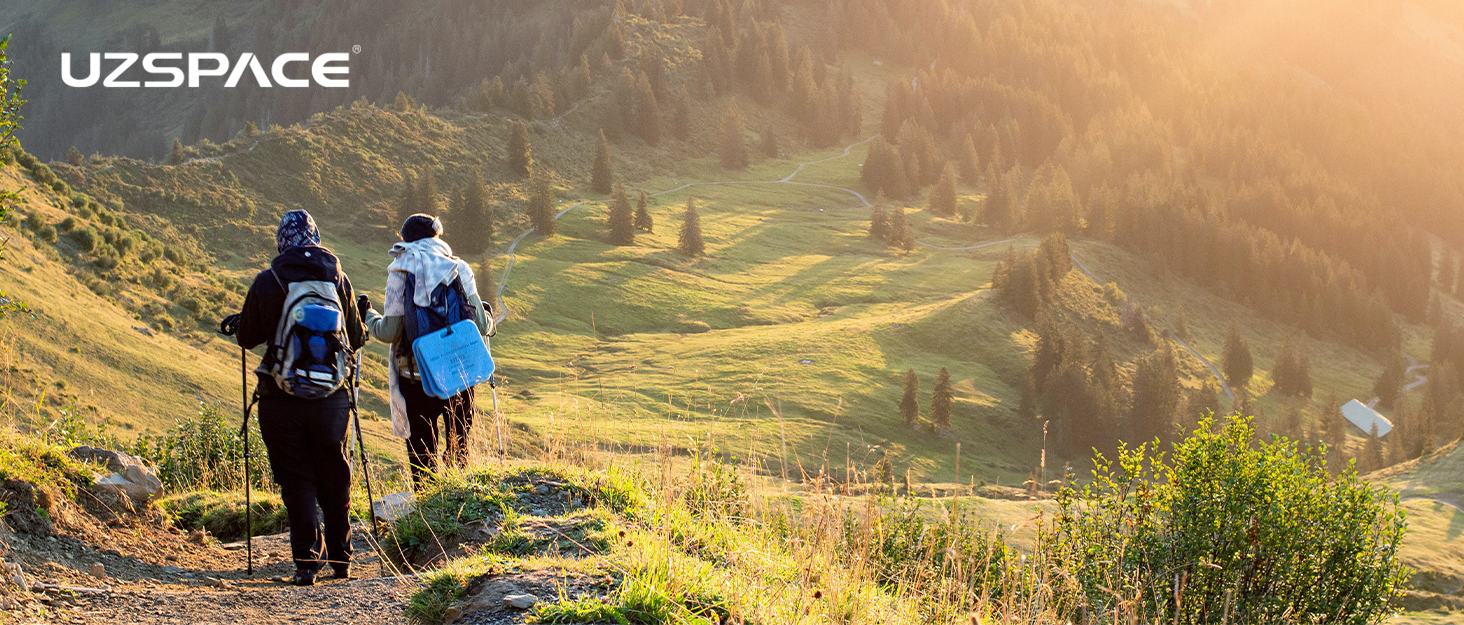 Водяна пляшка UZSPACE 750 мл: Tritan, без BPA, для дітей, велосипед, фітнес, Outdoor (чорний)