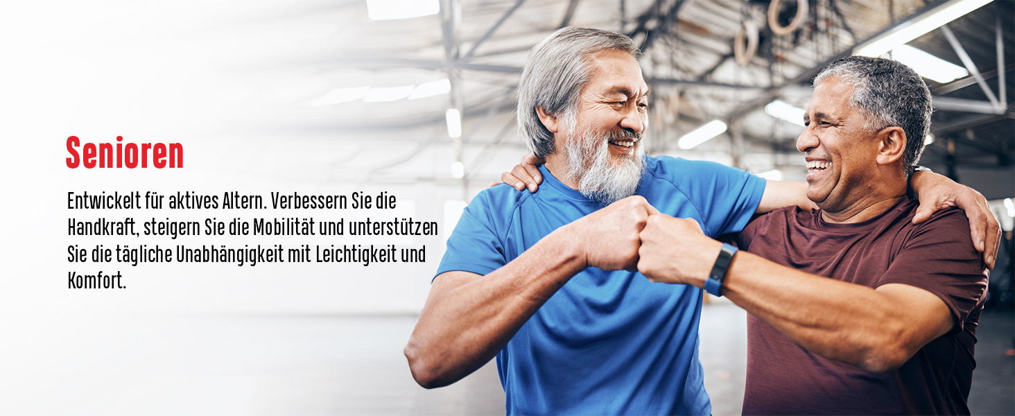 FitBeast Тренажер для рук та зап'ястя – набір 6 шт. з регульованим опором, тренажер сили хвата, тренажер пальців та масажні м'ячі для терапії рук, силових вправ та відновлення