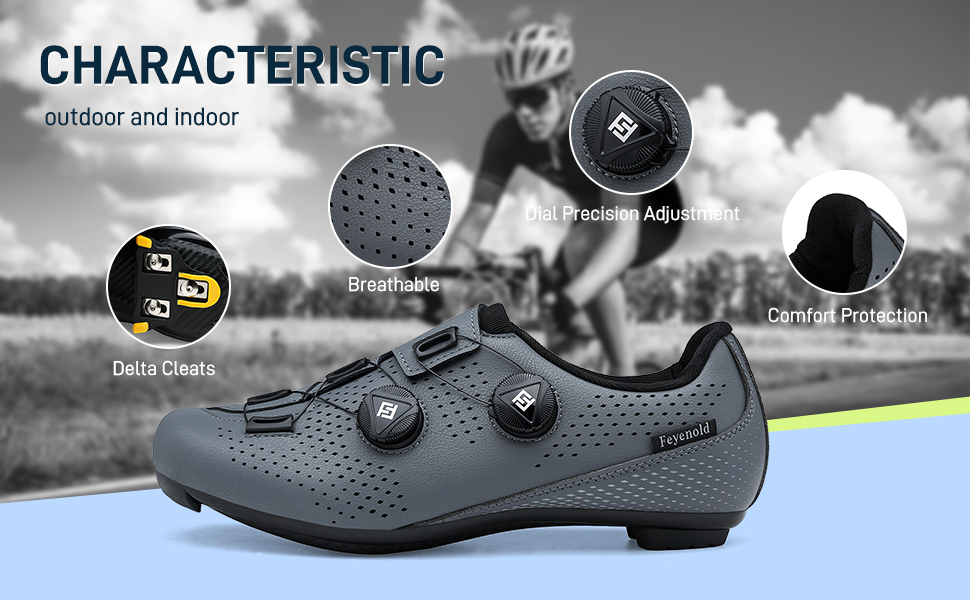 Велосипедні черевики для чоловіків та жінок, сумісні з SPD-SL педалями, встановлення SPD/Look KEO, розмір 38 EU, сірі