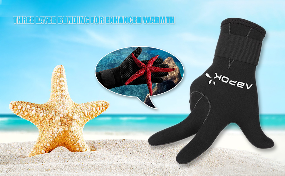 Водонепроникний гідрокостюм ABPOK, 5 мм, з терморукавичками, антиковзаюча підошва, регульований пояс, для снорклінгу, плавання, дайвінгу, водних видів спорту, чоловічий та жіночий, XL