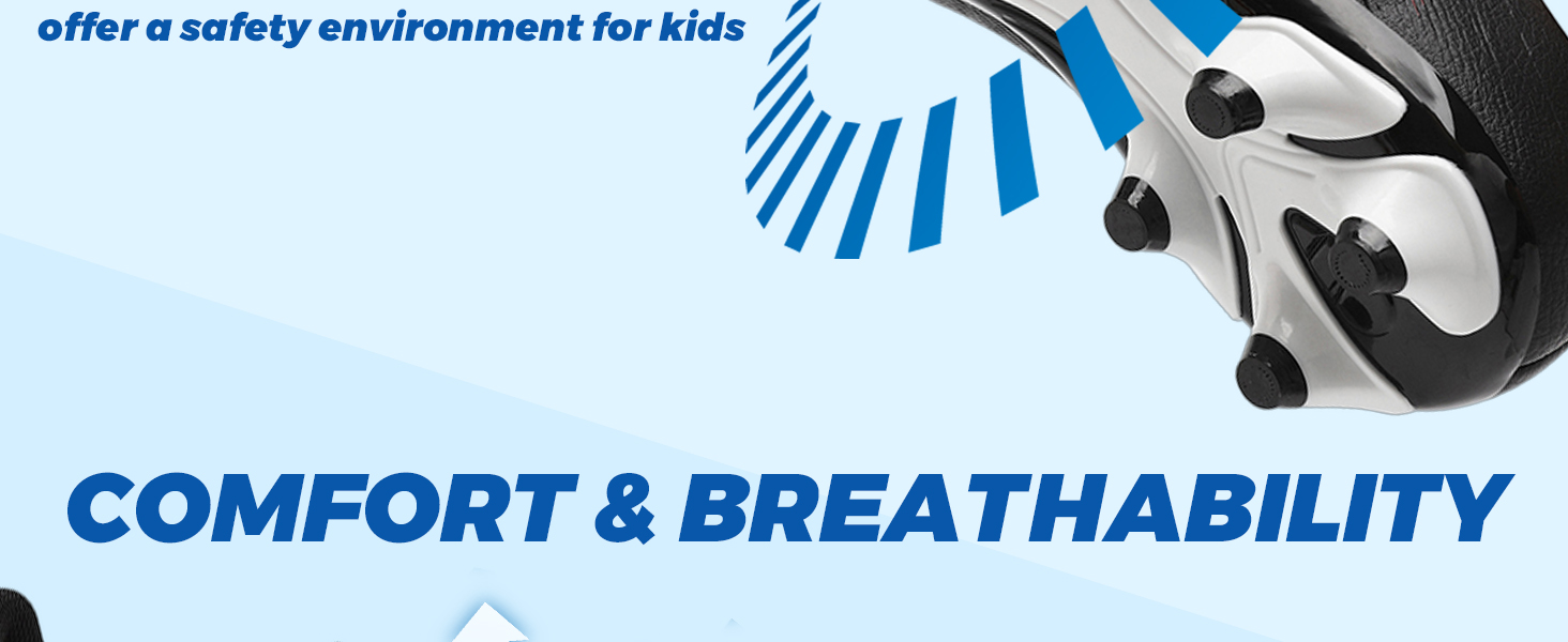 Футбольні бутси для чоловіків та хлопчиків, шипована підошва, мікрофібра, для штучного газону, білі та червоні, розмір 35 EU, блакитні