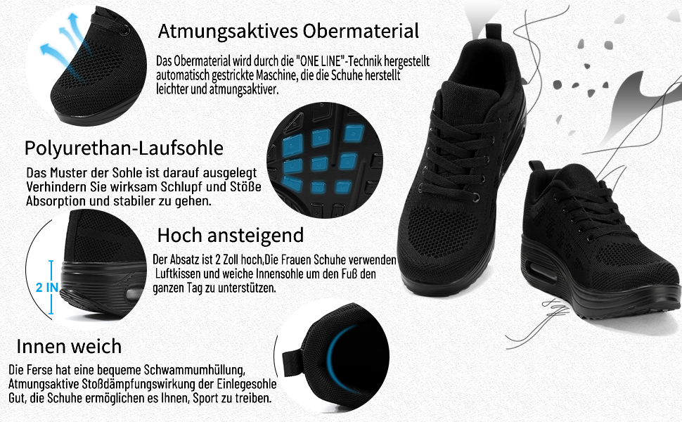 Жіночі бігові кросівки AHICO: легкі, дихаючі, для бігу та прогулянок (37 EU, білий)