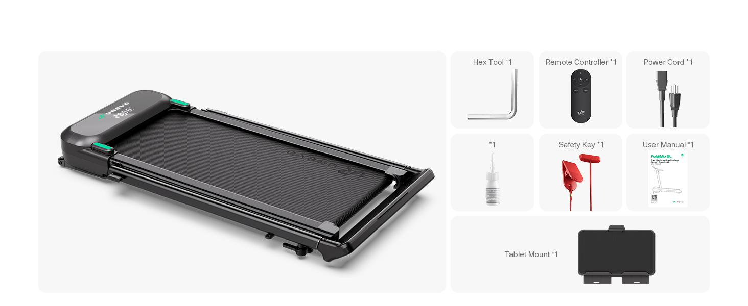 Біговий тренажер Smart з автоматичним нахилом 9%, двигун 2.5 PS Brushless, складаний біговий килимок для дому та офісу, велика площа для бігу, тихий та для суглобів, додаток з AI, World-Tour та HIIT, автоматичний нахил з столом та ручкою підтримки