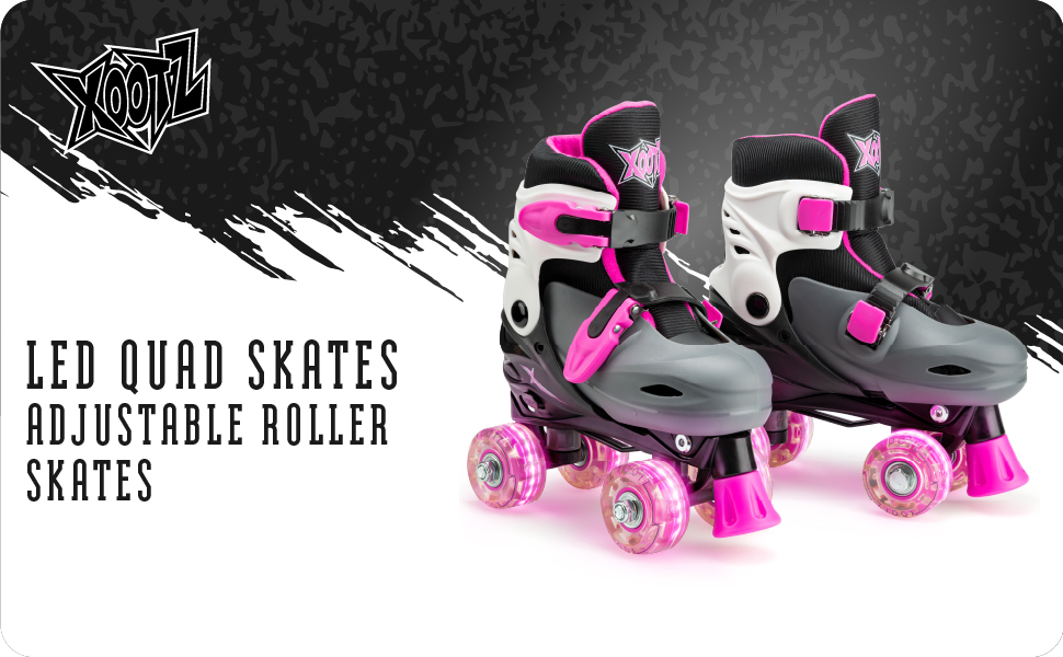 Роликові ковзани Xootz TY6340-M, зелені, розмір 32-36 UK / 32-35 EU