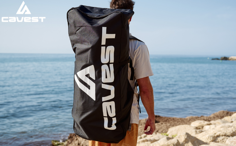 Надувне SUP-борд Stand Up Paddle Board для дорослих та дітей, блакитний, висока стабільність