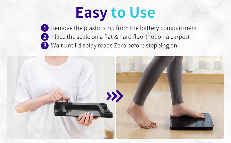Ваги Vitafit Digital - персональні ваги з вимірюванням ваги та ІМТ, смарт-ваги з підключенням Bluetooth, неслизька платформа, чорного кольору