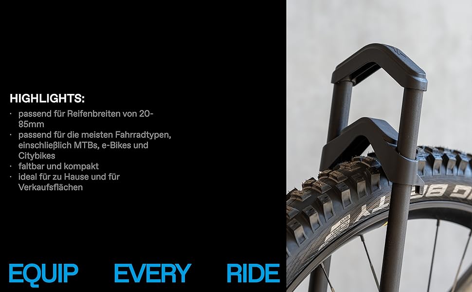 Підставка для велосипедів XLC VS-F08, складна, чорна, для паркування