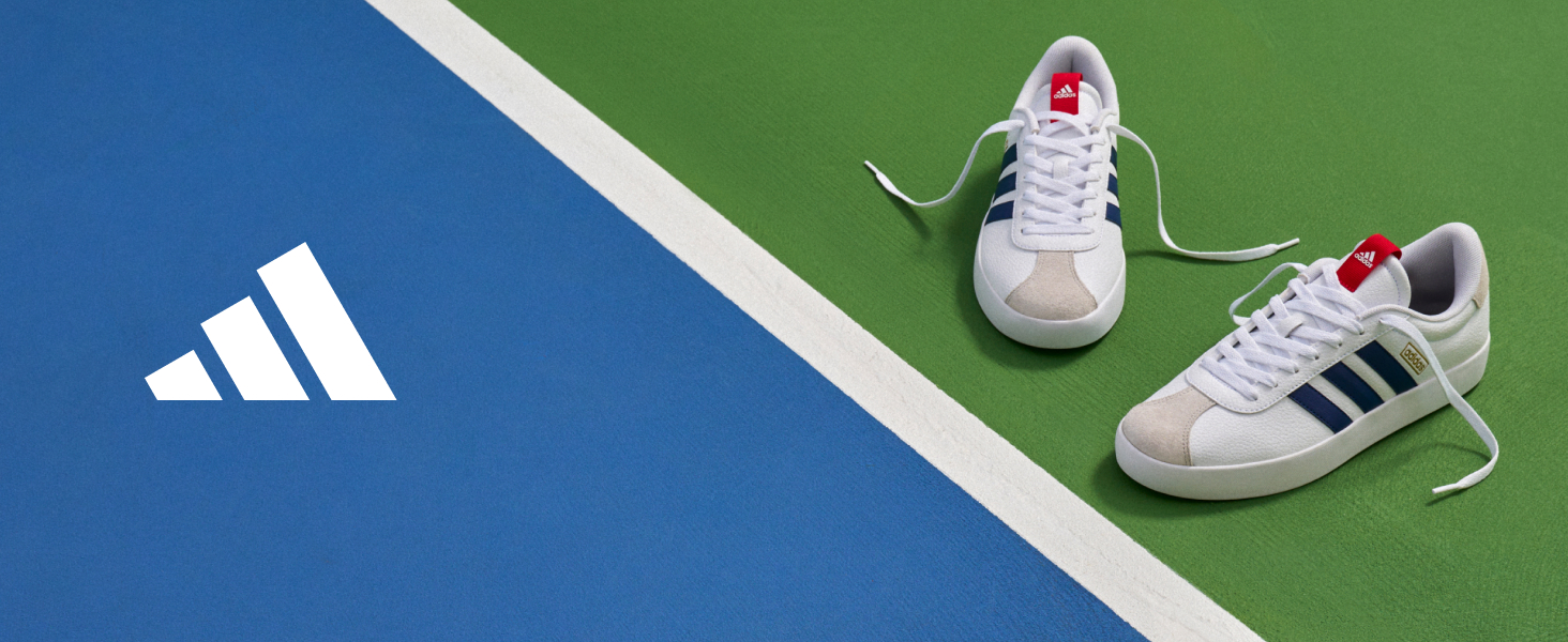 Дитячі фітнес-кеди Adidas VL Court 2.0 (30.5 EU, чорний/білий/чорний)