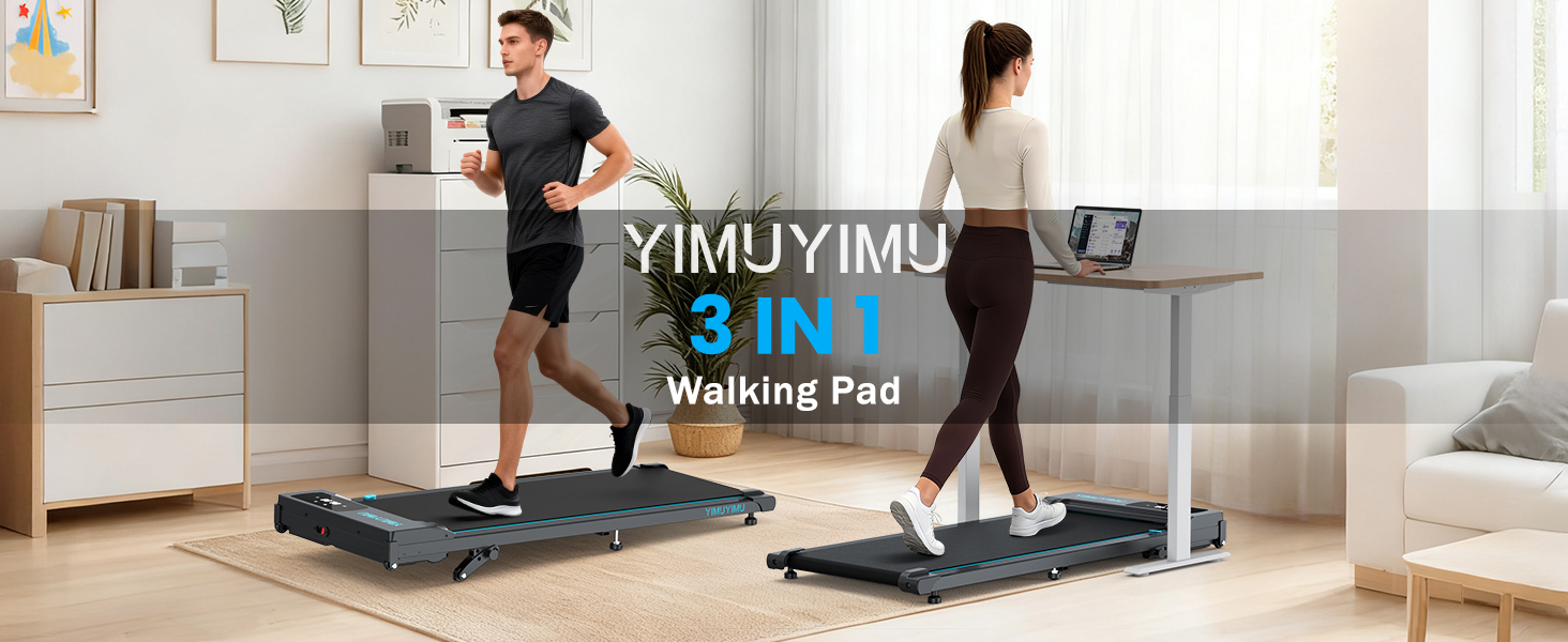 Домашня бігова доріжка Walking Pad з регульованим нахилом 0-8% та швидкістю до 10 км/год
