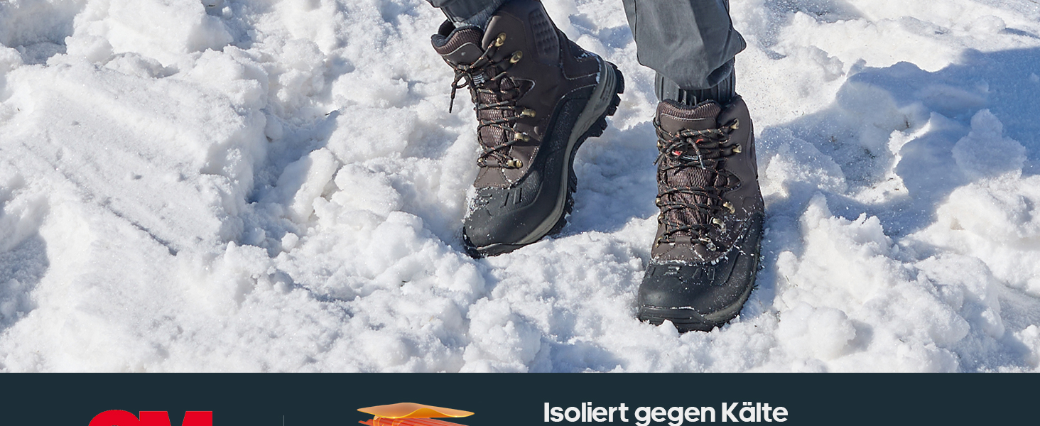 Чоловічі зимові чоботи NORTIV 8, чорні, водонепроникні, ізольовані, для активного відпочинку