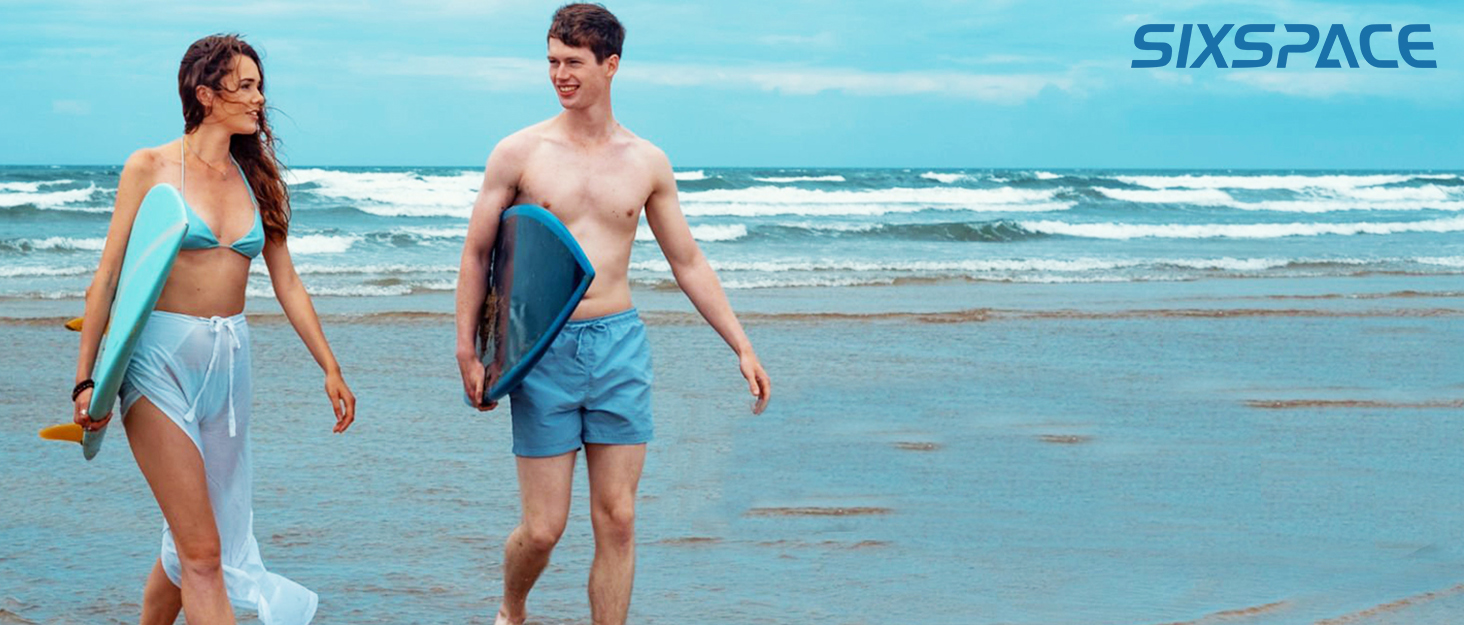 Водні черевики Sixspace для чоловіків та жінок. Дихаючі плавальні черевики для пляжу, дайвінгу, йоги та спортзалу. Розміри 34-47. Чорний.