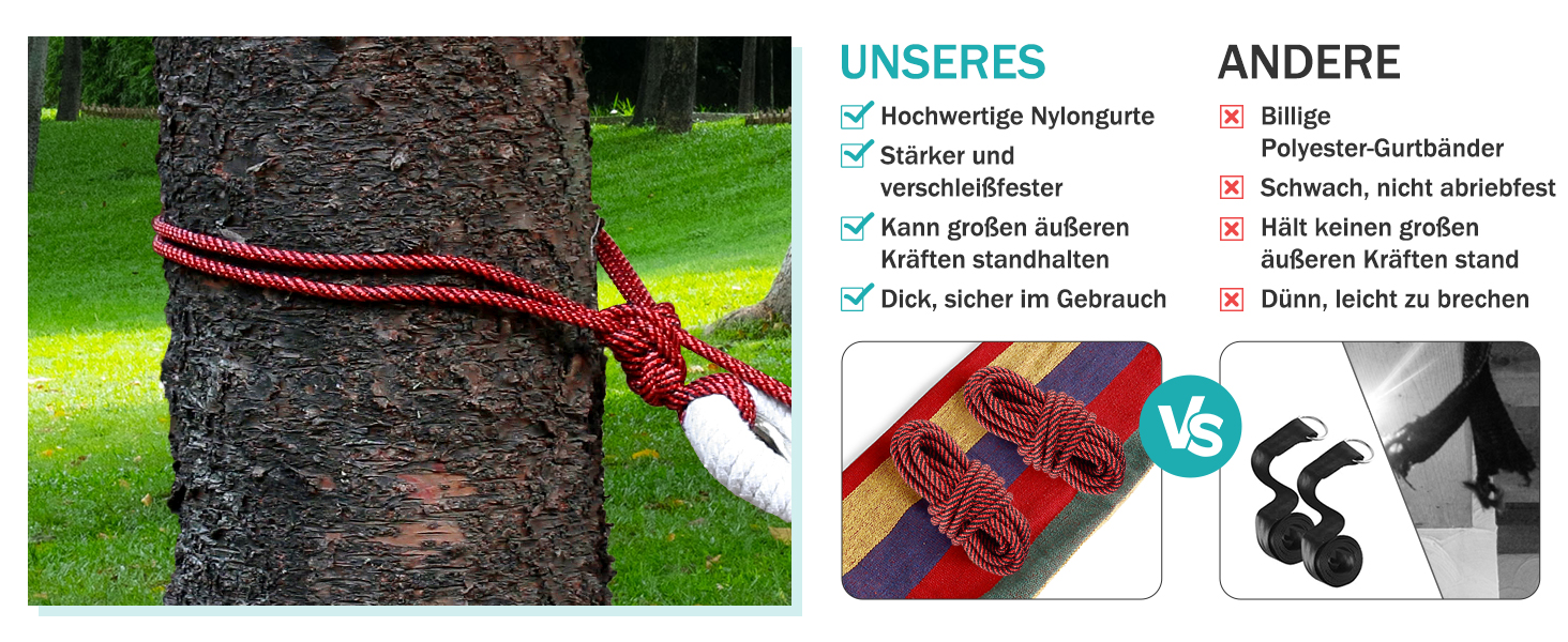 Гамак для відпочинку MOSFiATA на відкритому повітрі: кемпінг, балкон, сад. З дерев'яною перекладиною та сумкою. Червоний