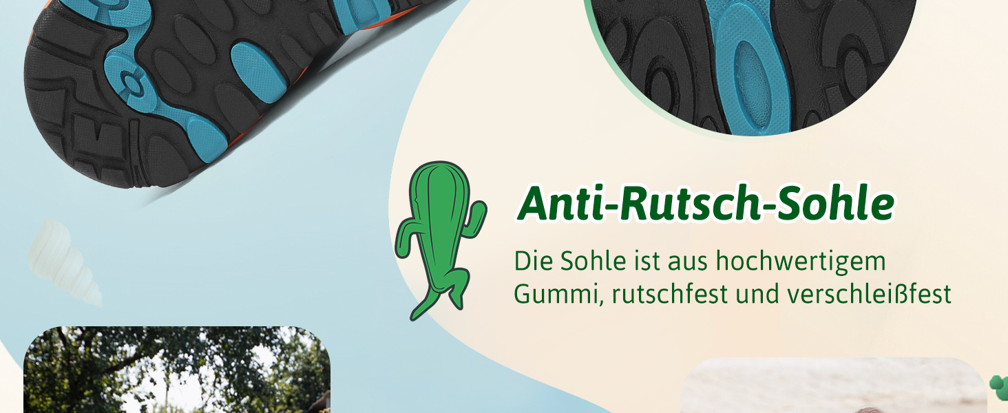 Сандалі дитячі SAGUARO для хлопчиків та дівчаток Trekking, сірі, 38 EU - Нековзні, дихаючі пішохідні сандалі