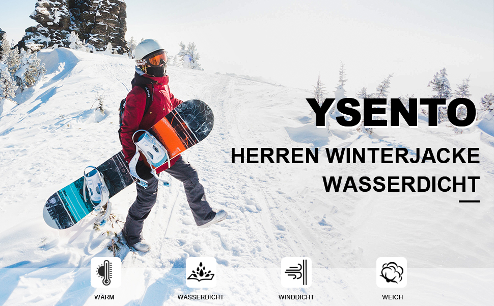 Чоловіча куртка YSENTO: зимова, софтшеллова, водонепроникна, тепла, з капюшоном, сіра