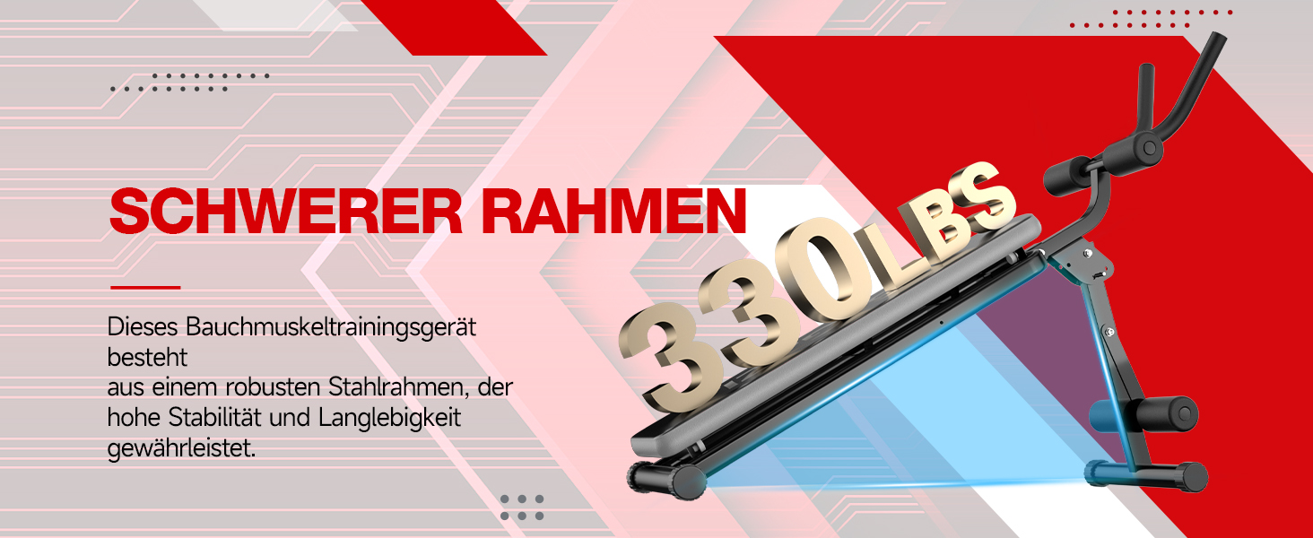 Тренажер для пресу та всього тіла з LCD-монітором, до 150 кг (чорно-сірий)