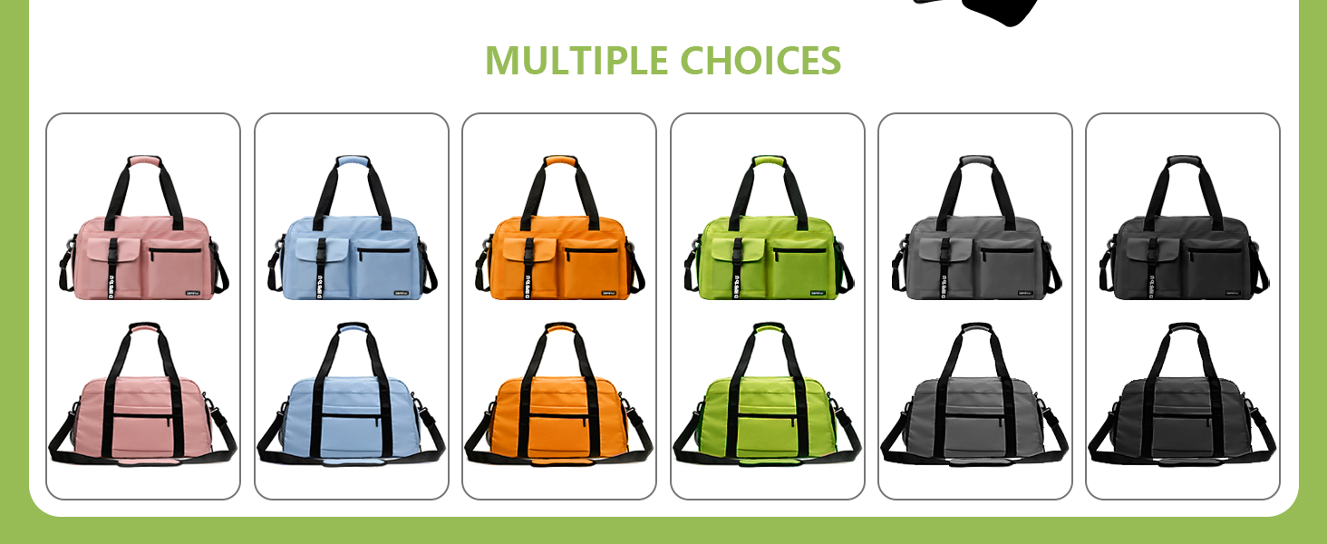 Спортивна сумка для фітнесу та подорожей з відділенням для взуття та вологих речей, водонепроникна сумка-вікендер для залу, плавання та сауни (Сіра)