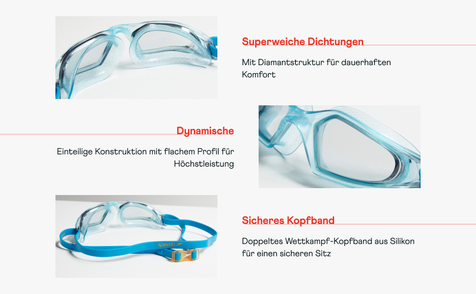 Окуляри для плавання Speedo Hydropulse Junior (6-14 років) Poolblue/Chilliblue