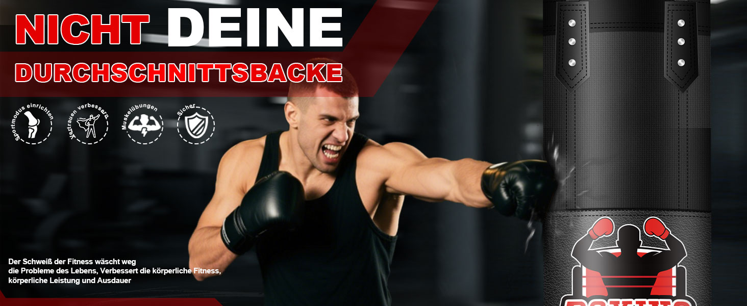 Набір для боксу Boxsack-Set: важкий мішок 120см та боксерські рукавички 12oz (MMA, карате, кікбоксинг, бокс, муай-тай)