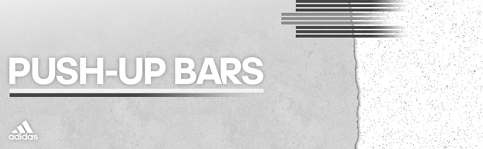 Блоки для віджимань adidas Push Up Bars – для силових тренувань, максимальне навантаження 250 кг, обладнання для фітнесу вдома, тренування з власною вагою