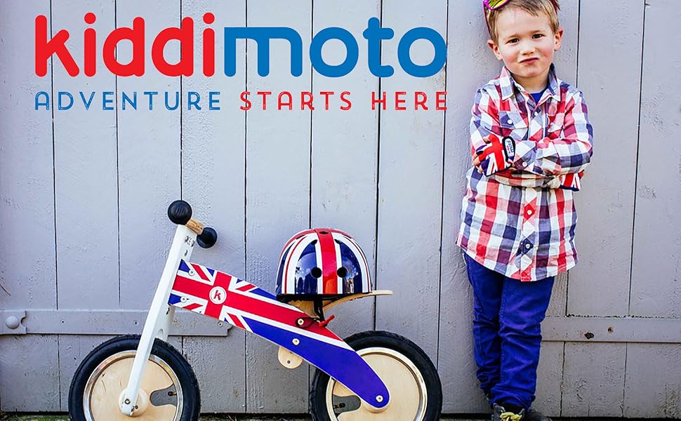 Дитячий велосипедний шолом Kiddimoto Goggle Pilot M, 53-58 см, синій, для дітей 5-12 років