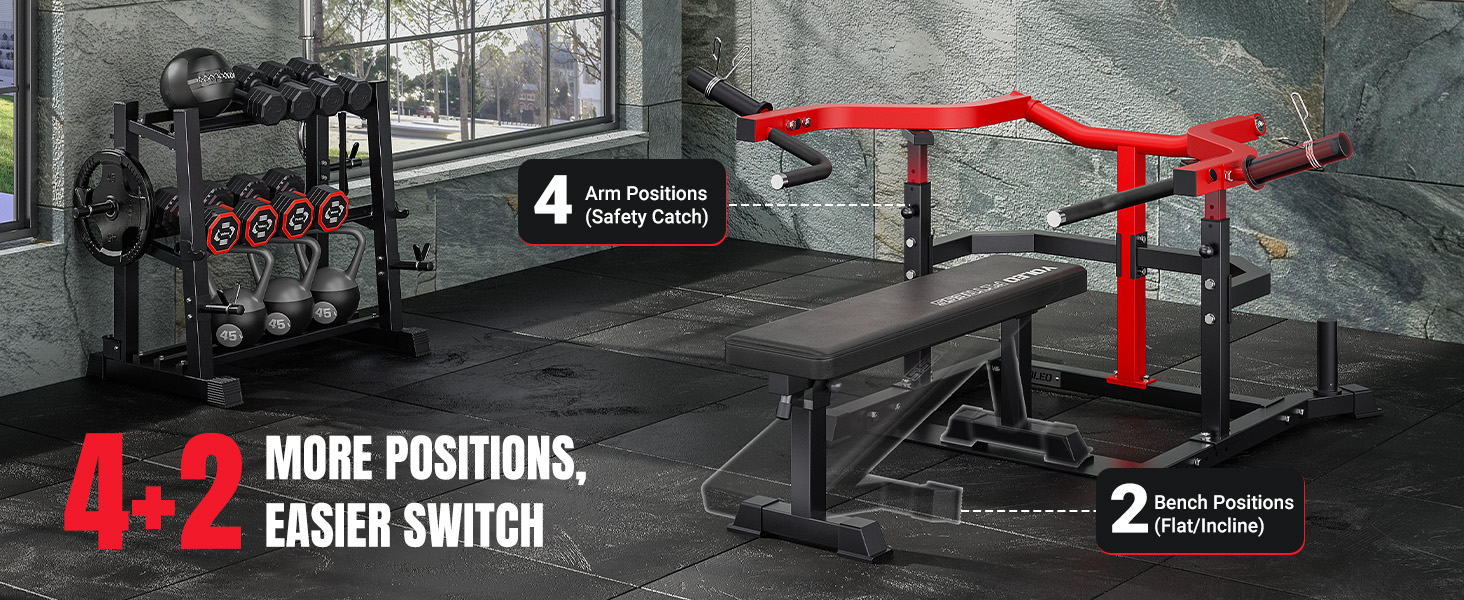 Складана тренажерна лава YOLEO з підставкою для штанги, мультифункціональна, для дому, з можливістю тренування пресу та підйому ніг (2 в 1)