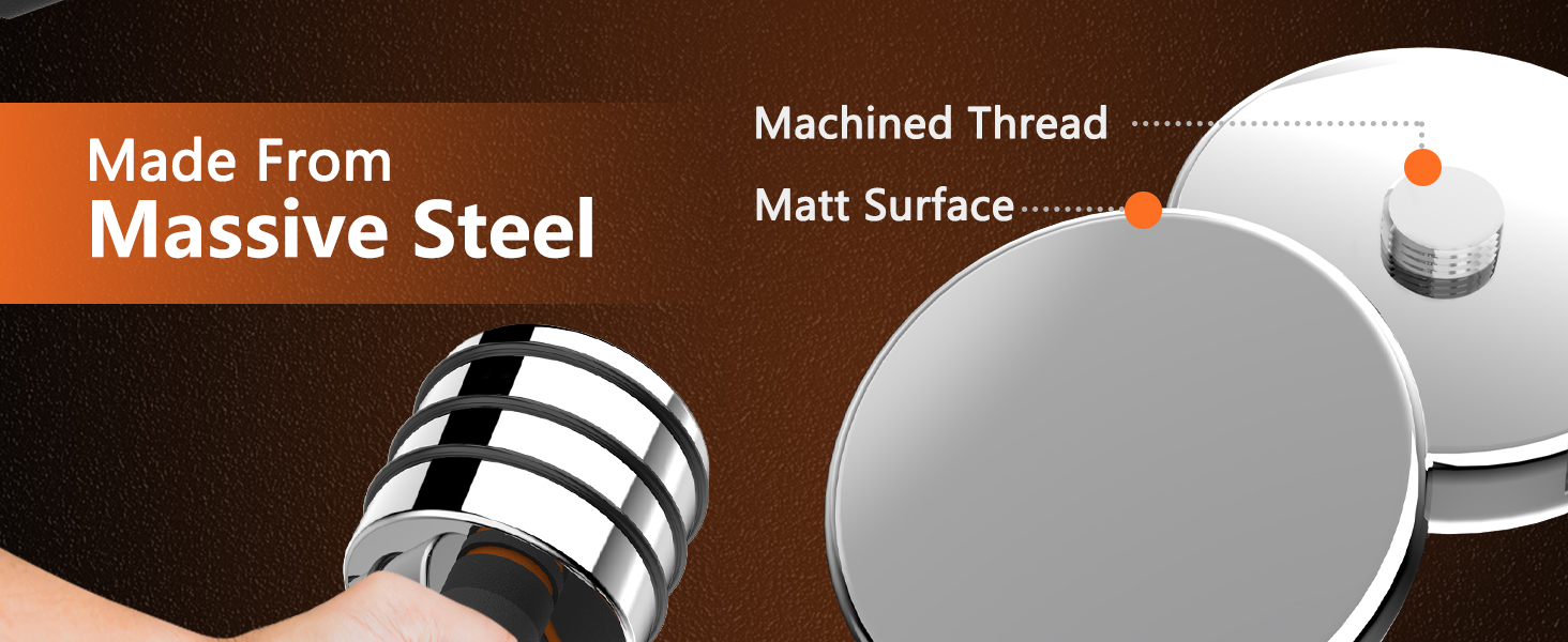 Регульовані гантелі Dskeuzeew: набір сталевих гантелей 5/7.5/10 кг з пінопластовими ручками для дому