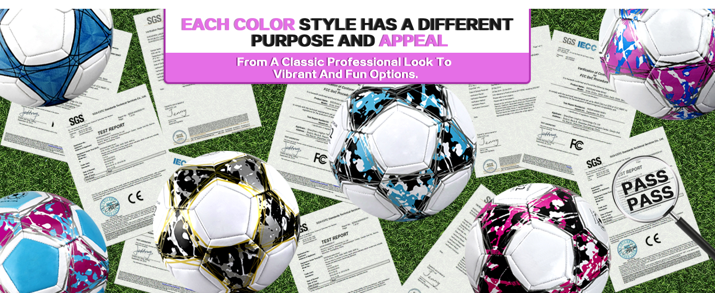 Дитячий футбольний м'яч розмір 5, рожевий, з насосом, сіткою та сумкою. Стандартний тренувальний м'яч з шкіри для дітей.