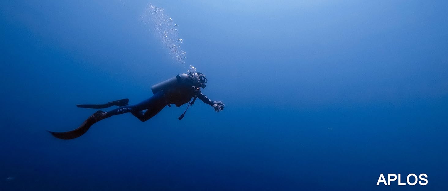 APLOS AP50: Потужний водонепроникний ліхтар для дайвінгу, 5000 люменів, IPX8, 110м, перезаряджається