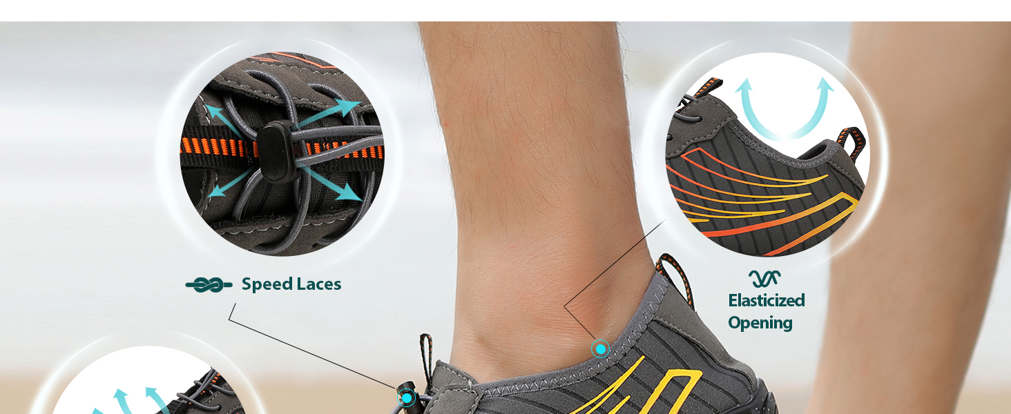 Чоботи для плавання та серфінгу для чоловіків та жінок, дихаючі, швидковисихаючі, антиковзаючі, розмір 36-47, колір чорний