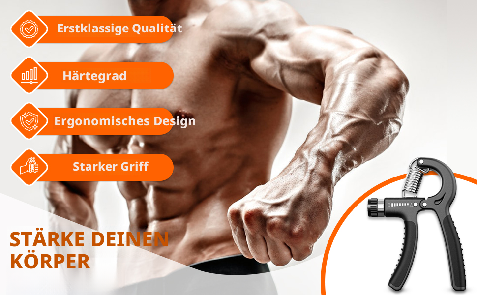 Підсилювач хвату - тренажер для рук та зап'ястя з регулюванням 5-60 кг + E-Book. Розвиток сили хвату, реабілітація. Червоний & Чорний