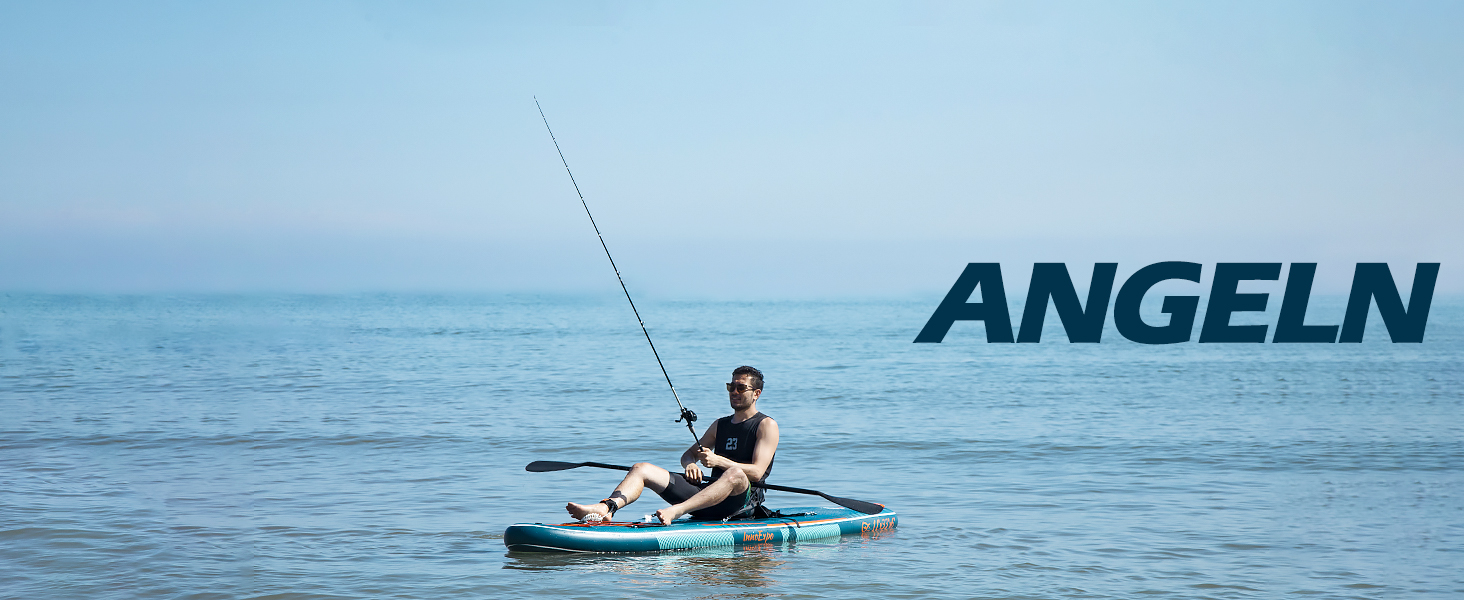 Надувні SUP-дошки InnoExpo 11' з преміум аксесуарами: стабільний дизайн, антиковзне покриття для підлітків та дорослих (футуристичний)