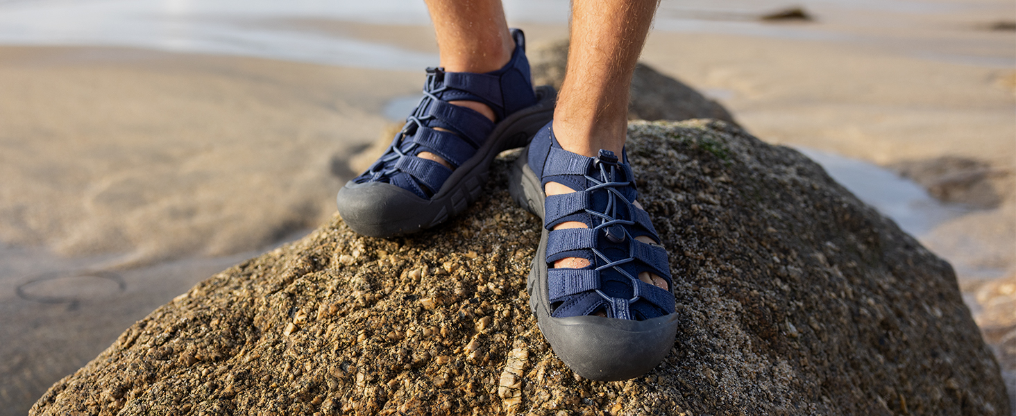 Чоловічі сандалії Keen Newport H2, синій (Navy/Medium Grey), 46 EU