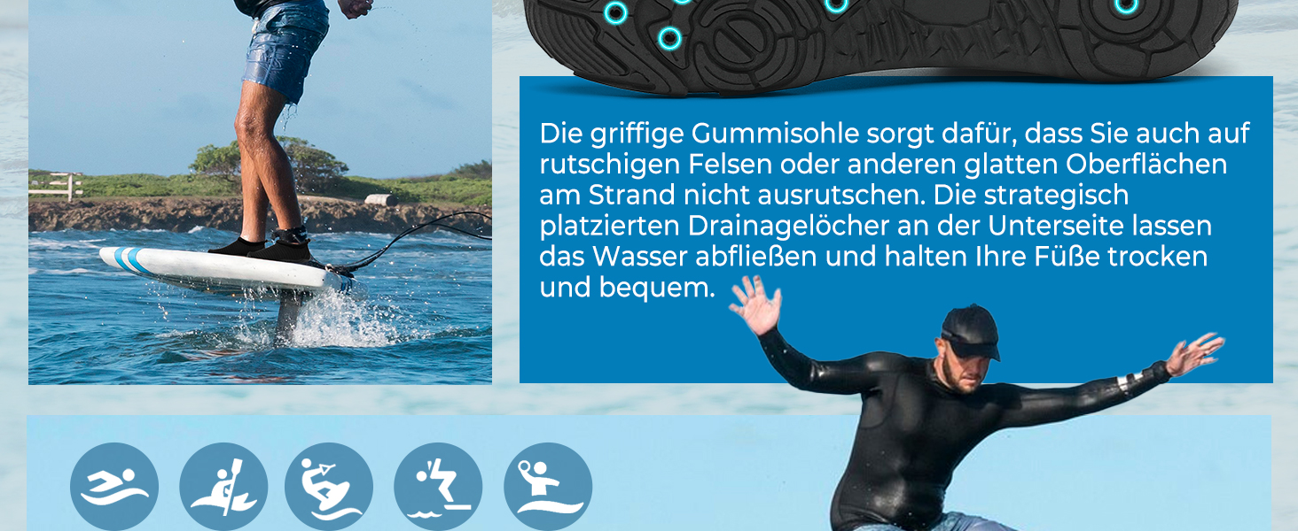 Шкарпетки-сланці Mishansha: дихаючі, антиковзні, з товстою підошвою, розмір 36-46, колір блакитний
